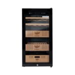 Kibernetik HU85 Zigarrenschrank schwarz rechts