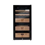 Kibernetik HU85 Zigarrenschrank schwarz rechts