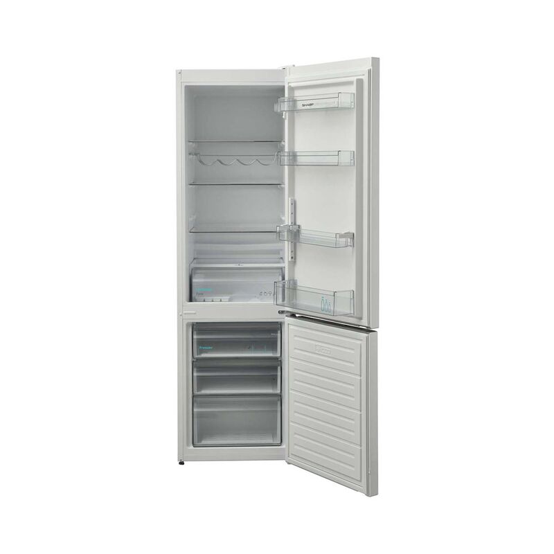 10798517-1-Sharp-1.jpg Sharp SJ-FBB05DTXWD-EU Kühl- und Gefrierkombi Weiss rechts – Bild 1