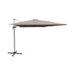 Contini 110781 De Luxe Ampelschirm 3x3m Taupe