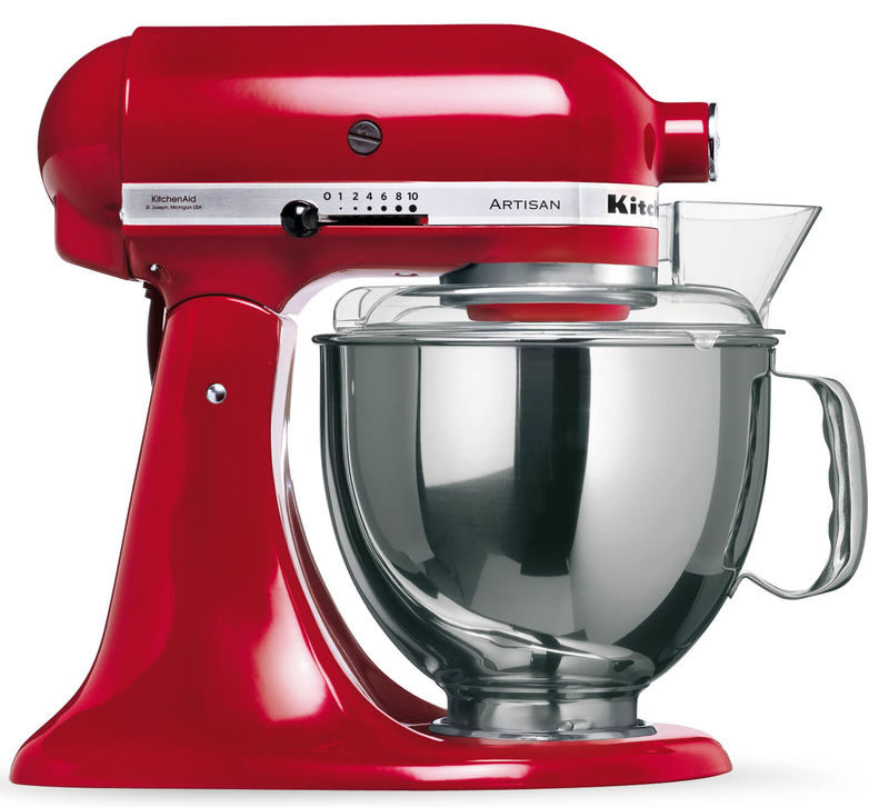 IP000395.jpg KitchenAid KSM150 Küchenmaschine Rot – Bild 1