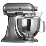 KitchenAid Artisan KSM150 Küchenmaschine Medaillon Silber