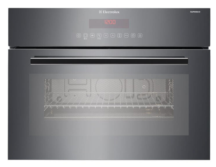IP057023.jpg Electrolux EB4SL90 sp Mikrowellen-Backofen Spiegelglas sz – Bild 1