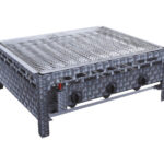 BBQ Dragon Gastrobräter Grill Stahl verchromt