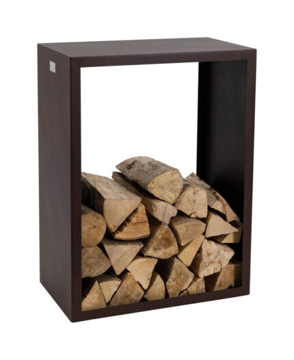 Nouvel Nova 80 Kaminholzregal Stahl Rost-Look