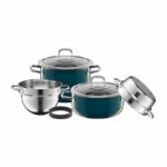 Silit Compact Topf-Set 4-teilig petrol