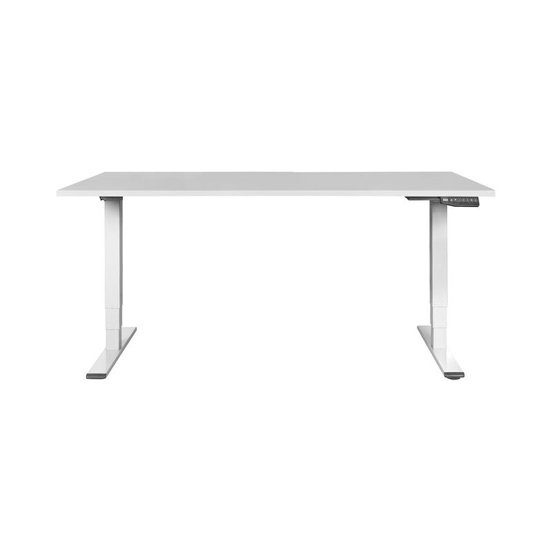 IP318428-11-1.jpg Contini höhenverstellbarer Bürotisch 1.6x0.8m grau – Bild 1