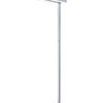 Contini LED Büro-Stehleuchte dimmbar silber