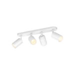Philips Hue White & Col, Amb, Fugato Spot 4 flg, weiss 4 x 350lm