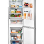 Trisa Kombi Kühlschrank 378 L, Edelstahl
