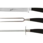 Berkel Elegance Schwarz - Set Bratenmesser mit 3 Stück
