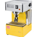 Quick Mill 0820 Retro Siebträgermaschine gelb