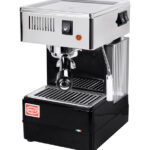 Quick Mill 0820 Retro Siebträgermaschine schwarz