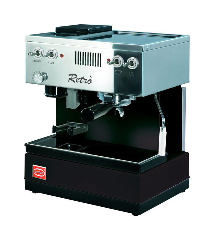 IP335293-1.jpg Quick Mill 0835 Retro Siebträgermaschine schwarz – Bild 1