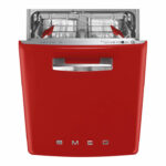 SMEG STFABRD3 Geschirrspüler 50's Style Rot