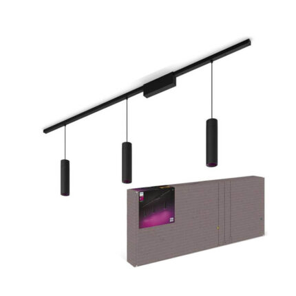 Philips Hue Perifo Basis-Set 3er Pendelleuchte Schwarz