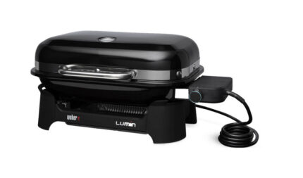 Weber Lumin Compact Elektrogrill Schwarz