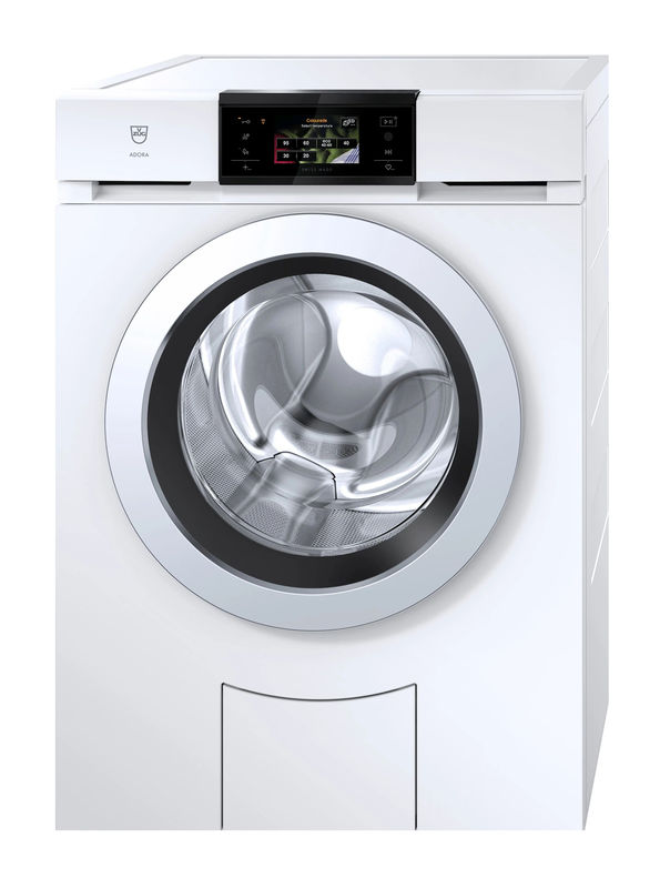 IP342755-1.jpg V-ZUG 1104200012 AdoraWaschen V4000 Waschmaschine Weiss links – Bild 1
