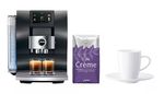 JURA Z10 Aluminium + Café Crème + Kaffeetassen 2er Set