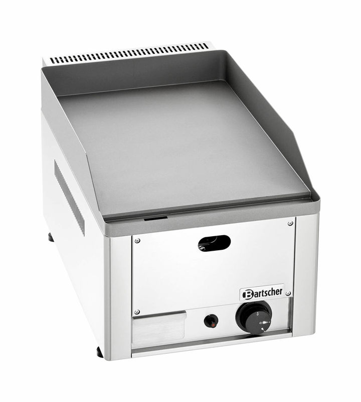IP346634-1.jpg Bartscher 320 Gas Griddleplatte Guss glatt mit Flüssiggasanschluss – Bild 1