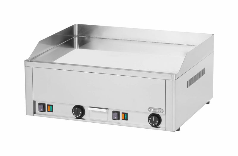 IP346641-1.jpg Bartscher 650 Elektro Griddleplatte Chrom glatt – Bild 1