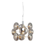 Näve Explosion Smoky Pendelleuchte Anthrazit 53 cm