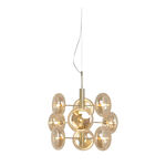 Näve Explosion Smoky Pendelleuchte Amber 53 cm