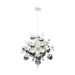 Näve Explosion Copper Pendelleuchte Chrom 65 cm
