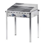 Hendi Green Fire Gasgrill Edelstahl