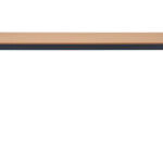 Schou Gartentisch Noah 205x90cm Schwarz/Teak