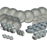 Björn Zen Full Service Geschirr Set 48 tlg. Grau