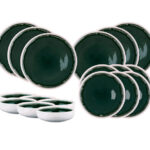 Björn Oxygen Essentials Service Geschirr Set 18 tlg. Grün