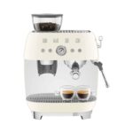 Smeg EGF03CREU 50's Style Espressomaschine Crème – Bild 2