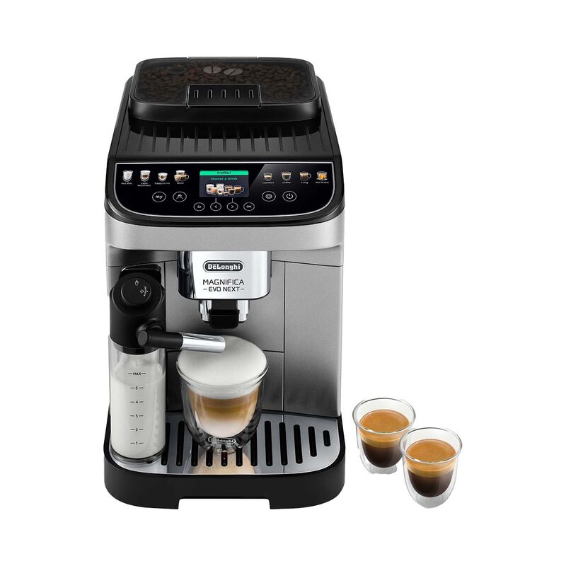 IP411644-1.jpg De'Longhi Magnifica EVO Next ECAM310.80SB Kaffeevollautomat Grau – Bild 1