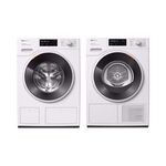 Miele Waschmaschine WSJ 800-83 CH rechts + Tumbler TSL 700-83 CH links